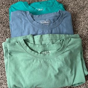 NWOT L.L. Bean - Lot of 3 - T-Shirts - Men's XL Tall - Traditional Fit